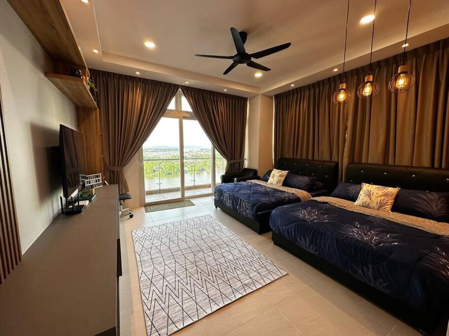 A.R Homestay Riverine Condominium Kuching Kültér fotó